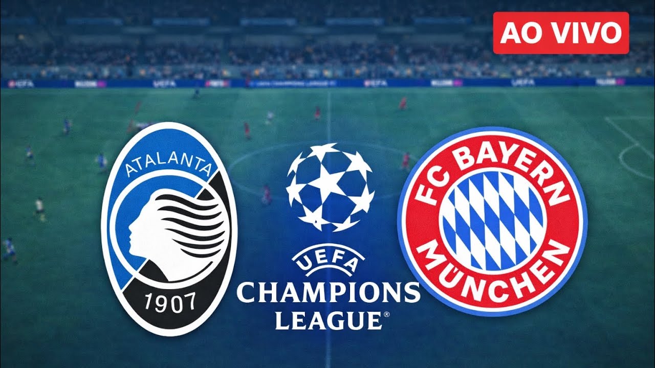 🔴 ATALANTA X BAYERN DE MUNIQUE | AO VIVO COM IMAGENS | 8ª DE FINAL CHAMPIONS LEAGUE | SIMULAÇÃO PES