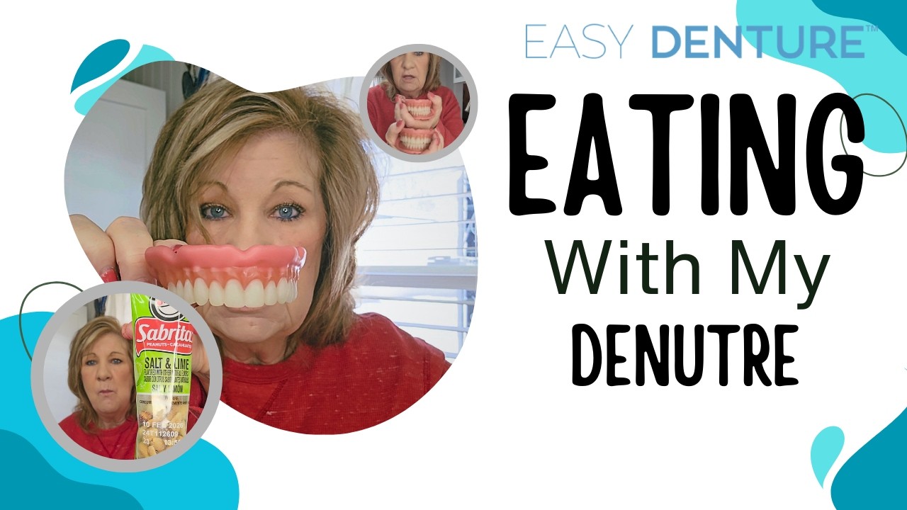 Еда с моим удобным зубным протезом / Еда с зубными протезами