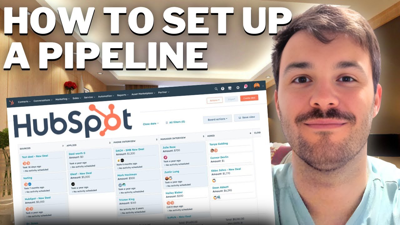 How to Create a Sales Pipeline in HubSpot | Step-by-Step Tutorial for Beginners