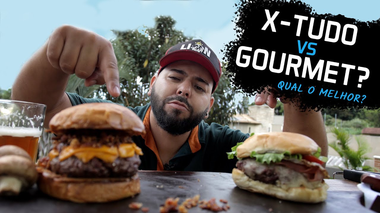 X-tudo vs Hamburguer Gourmet qual &eacute; o melhor? | Lion BBQ