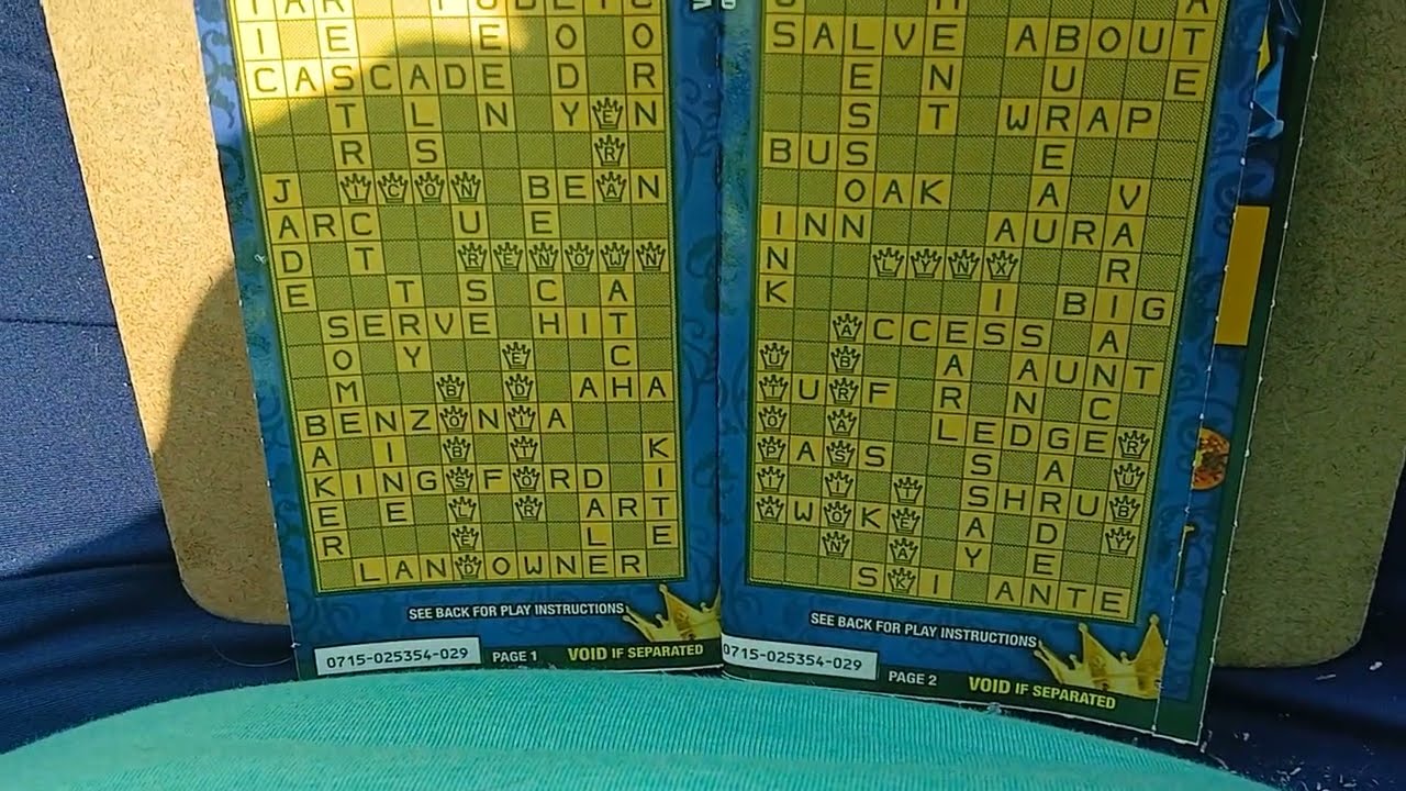 King Cashword - Michigan Lottery - 6/30/25