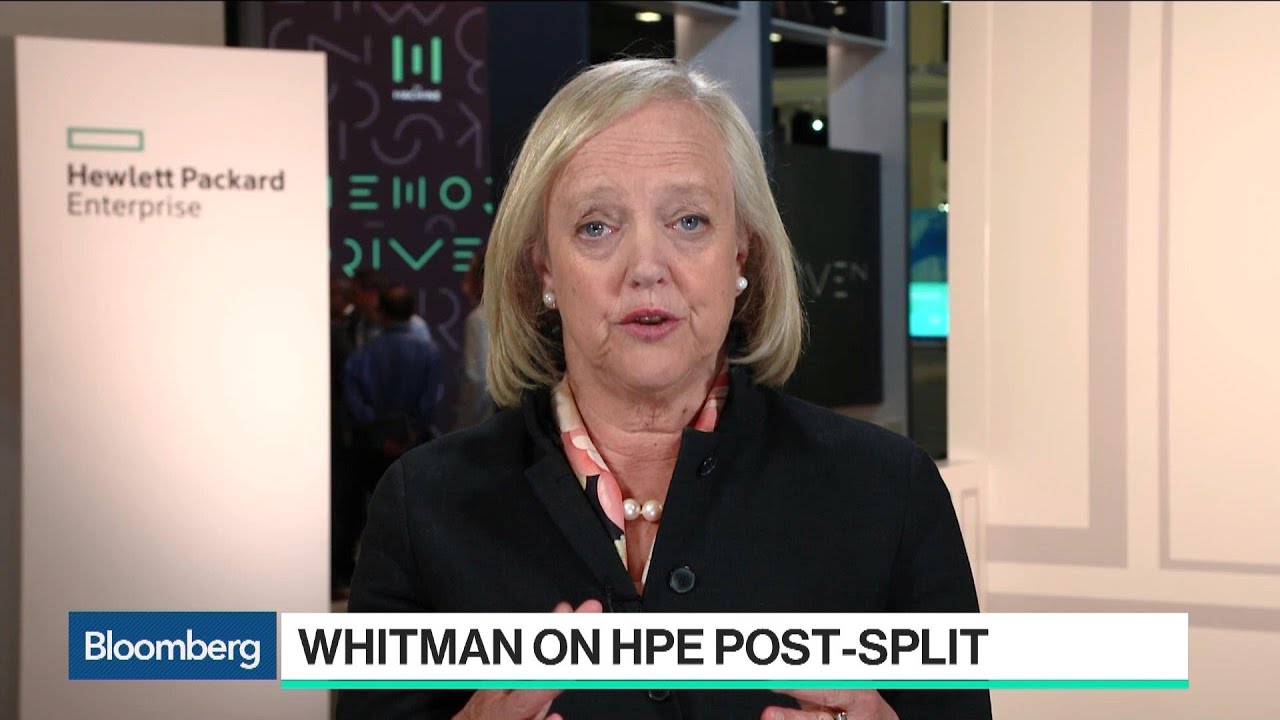 Meg Whitman Expects HPE's Margins to Improve