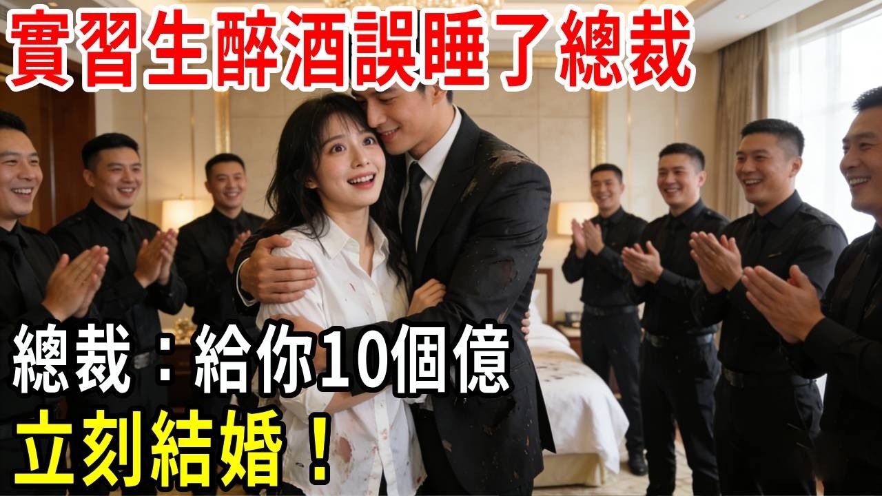 實習生醉酒意外睡了公司總裁，隔天一早本來想跑路，卻被10個保鑣圍住，總裁：給你10個億，立刻結婚！#掉馬甲#甜寵 #閃婚#情感故事 #霸道總裁 #婚姻#都市愛情 #先婚後愛 #灰姑娘#爽文 #婚姻