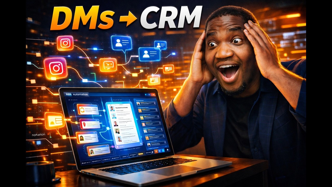 Automate Instagram DMs to Your CRM with n8n (AI Workflow Tutorial)