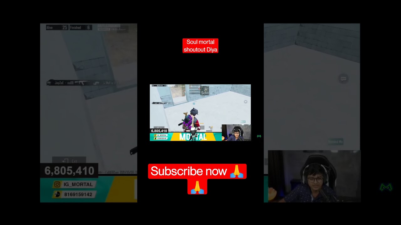 soul mortal shoutout me in live stream