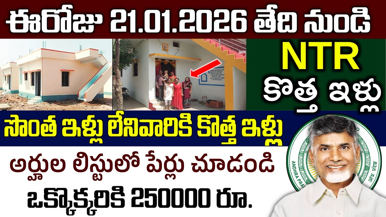PMAY Housing Scheme Update|ఈ తేదిన అర్హుల జాబితాలు విడుదల|మీ పేర్లు ఇలా చూడండి|ఒక్కొక్కరికి 250000/-