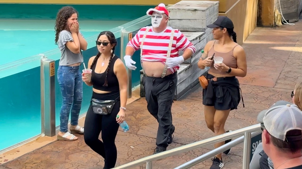 Уморительный Том-мим | Рождественское шоу в Seaworld Orlando