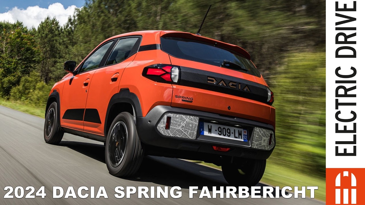 2024 Dacia Spring Extreme Fahrbericht Test Review Electric Drive Check