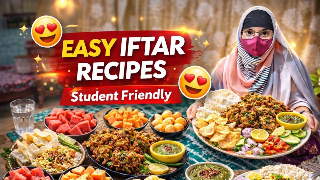 Desi Style 😍 For Student Life | Budget Friendly Easy Iftar Ideas | Desi Style Pakora & FruitPlatter