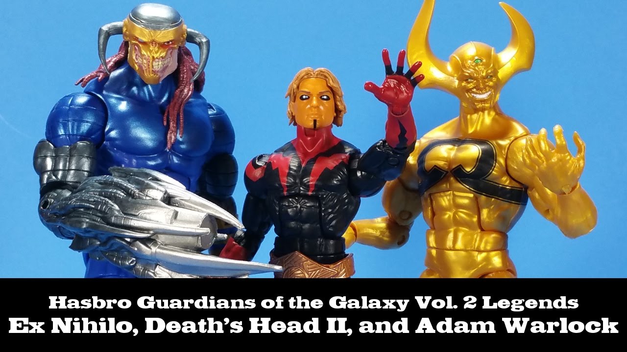 Marvel Legends Ex Nihilo, Death's Head II, and Adam Warlock Hasbro Action Figure Review