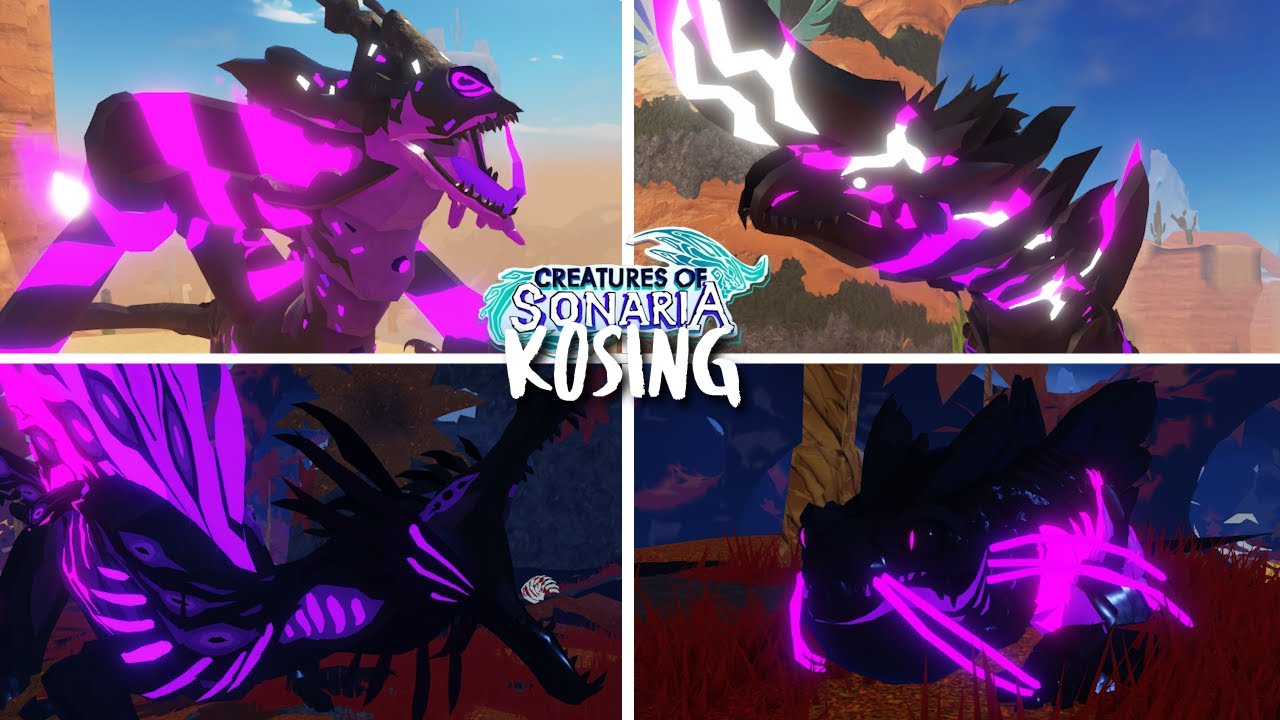 KOSING As My Favorite Creatures In Creatures Of Sonaria!