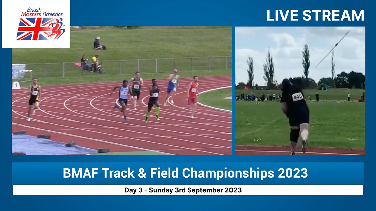 LIVE STREAM - British Masters Athletics Track & Field Championships 2023 | Sunday