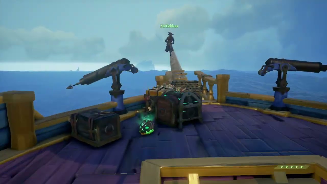 1 Galleon vs 3 Sloops (Sea of Thieves)