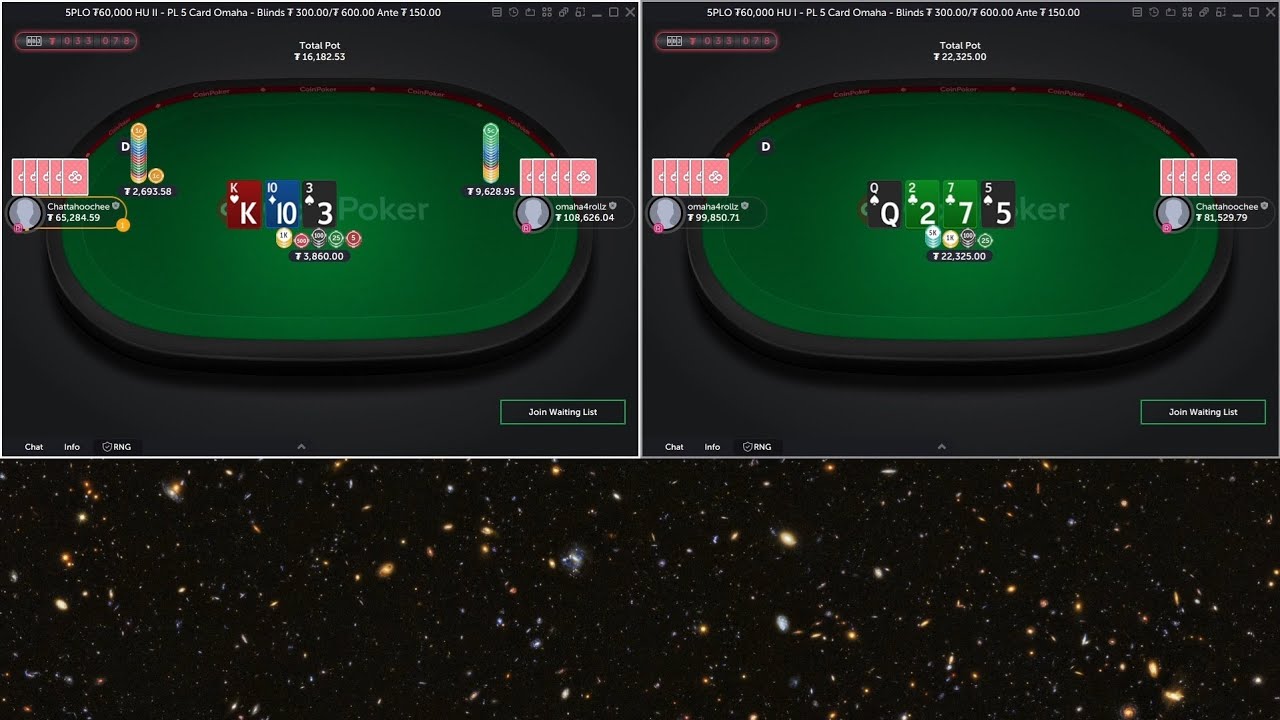 60k HU PLO-5 - omaha4rollz, Chatahoochee, PencilArms - Session 