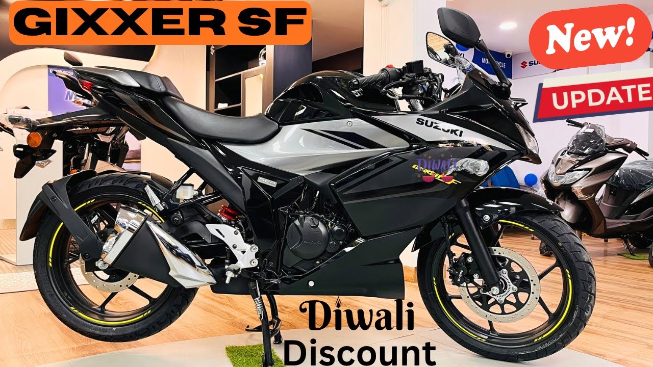 Suzuki Gixxer SF 155 New Colour Edition Launch On Road Price New Update Diwali Offer Detail Review !