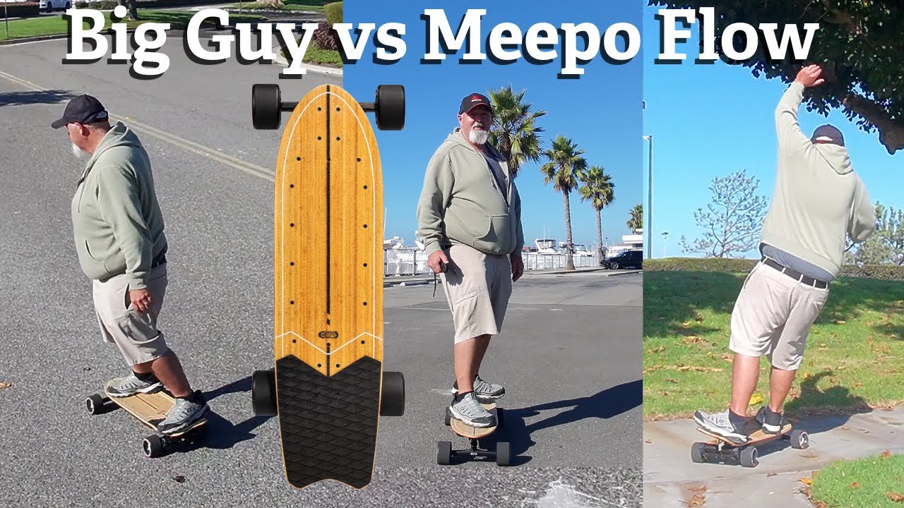 Big Guy против Meepo Flow — обзор электроскейтборда 2025 года (скорость, мощность и дальность!)