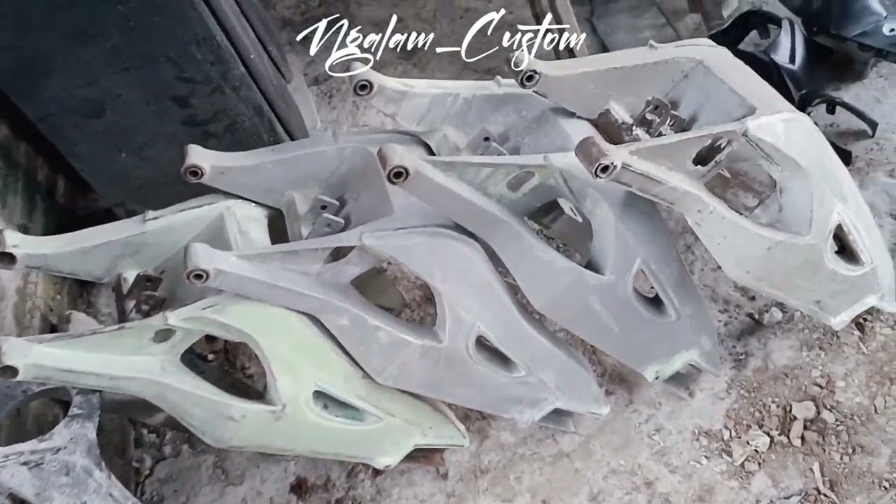 swing arm custom Handmade material besi full plat