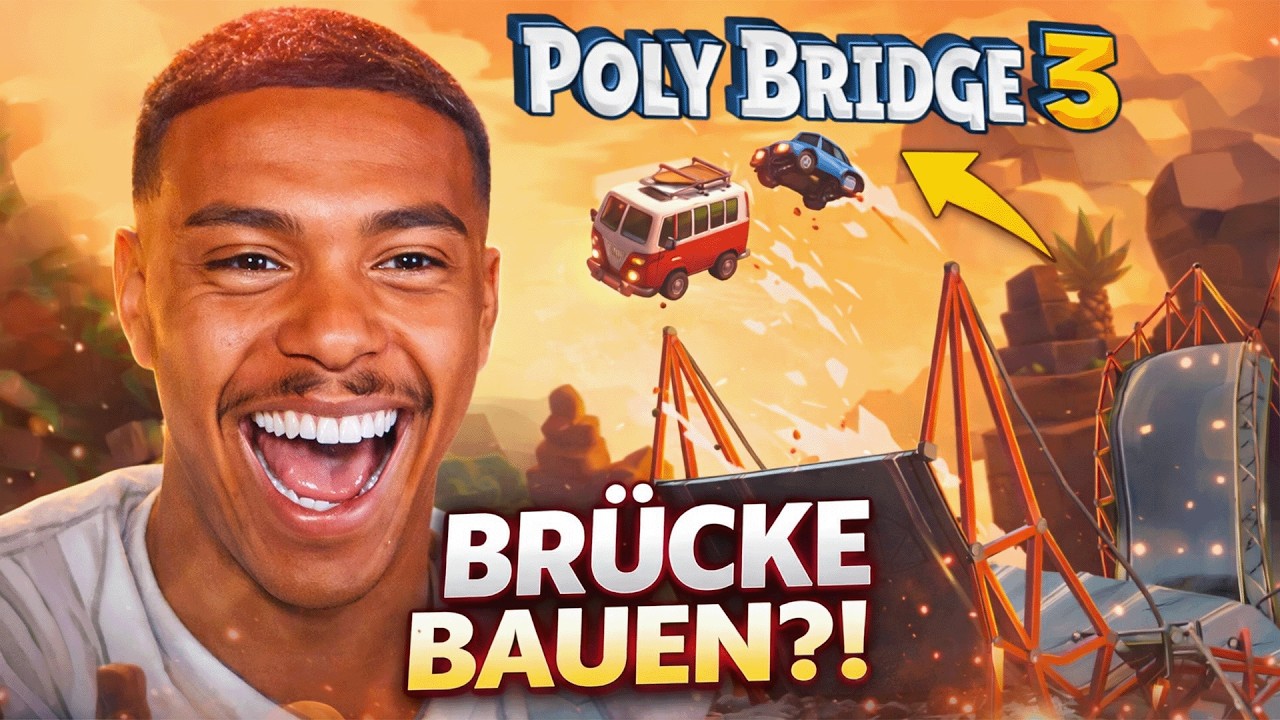 😱WILLY BAUT ZUM ERSTEN MAL BRÜCKEN..!!😂 POLY BRIDGE 3