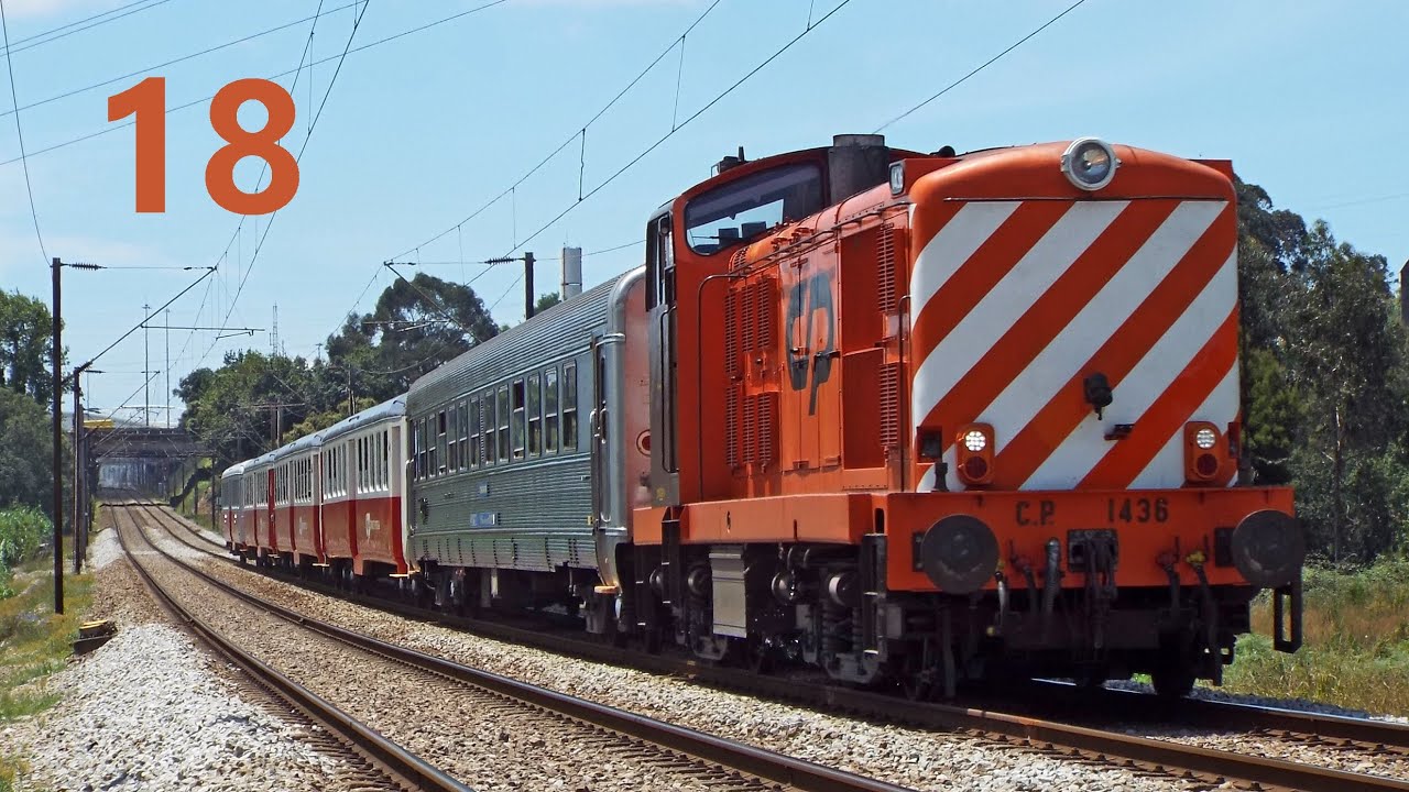 Buzinadelas de Comboios 18 | Train Horns Compilation 18