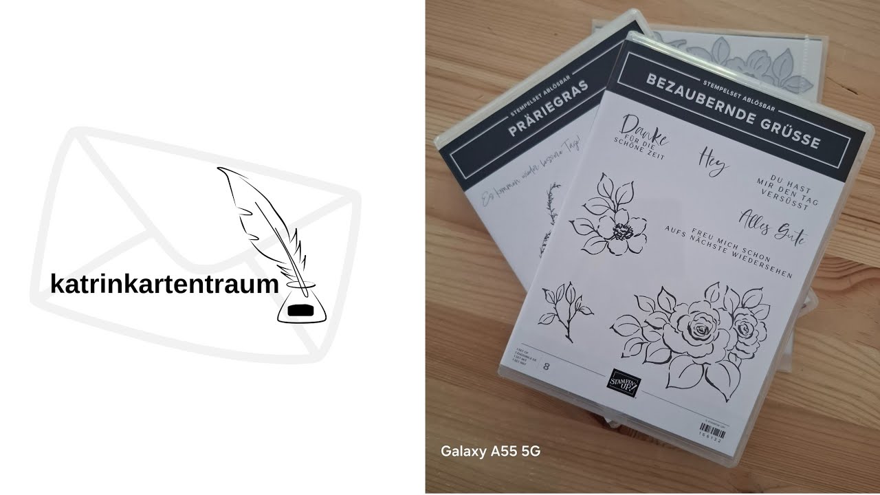 Bezaubernde Grüsse mit Präriegras, Stampin' Up!®️   #stampinup #kreativmitpapier #katrinkartentraum