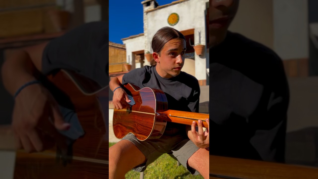 Caf&eacute; de la nuit - flamenco acoustic guitar with 0s1 guitar - Lucas FONTANA - (Short)