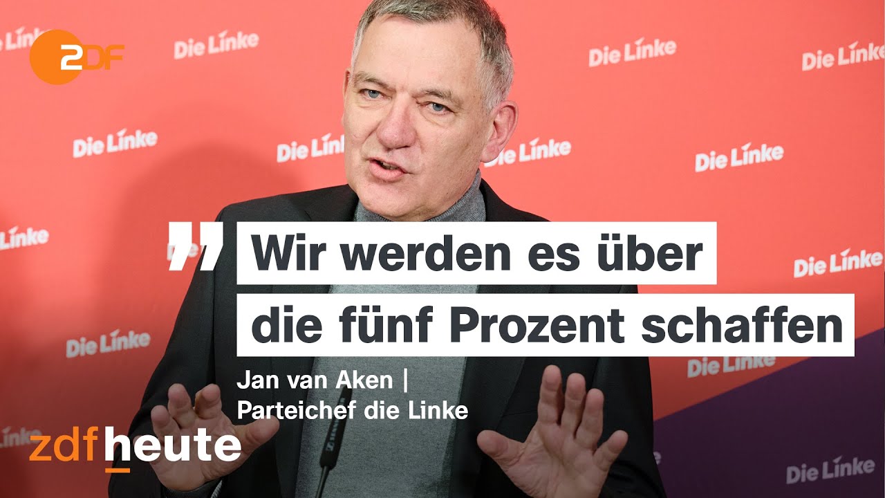 Schafft es die Linke in den Bundestag? Parteichef van Aken im Interview