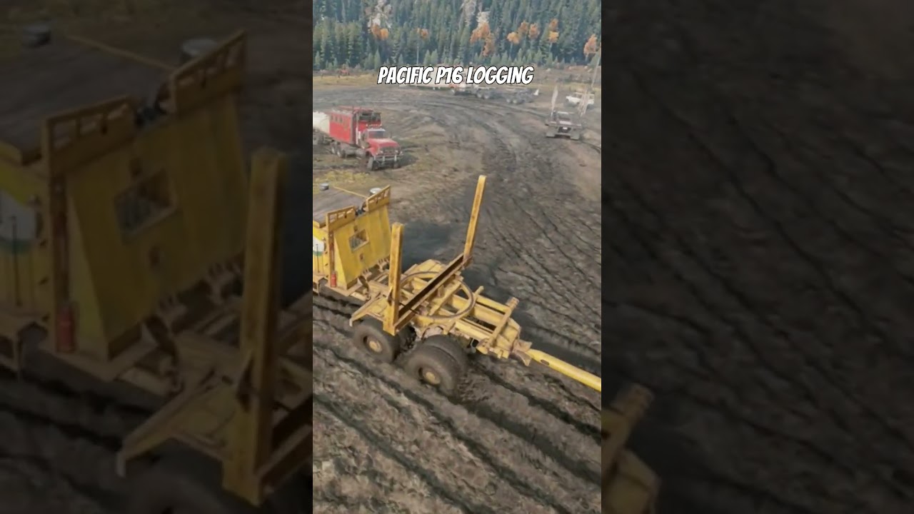 Pacific P16 Logging  #snowrunner #truckgame #gameplay #gameplay #simulationgame #shortsgames #ps5