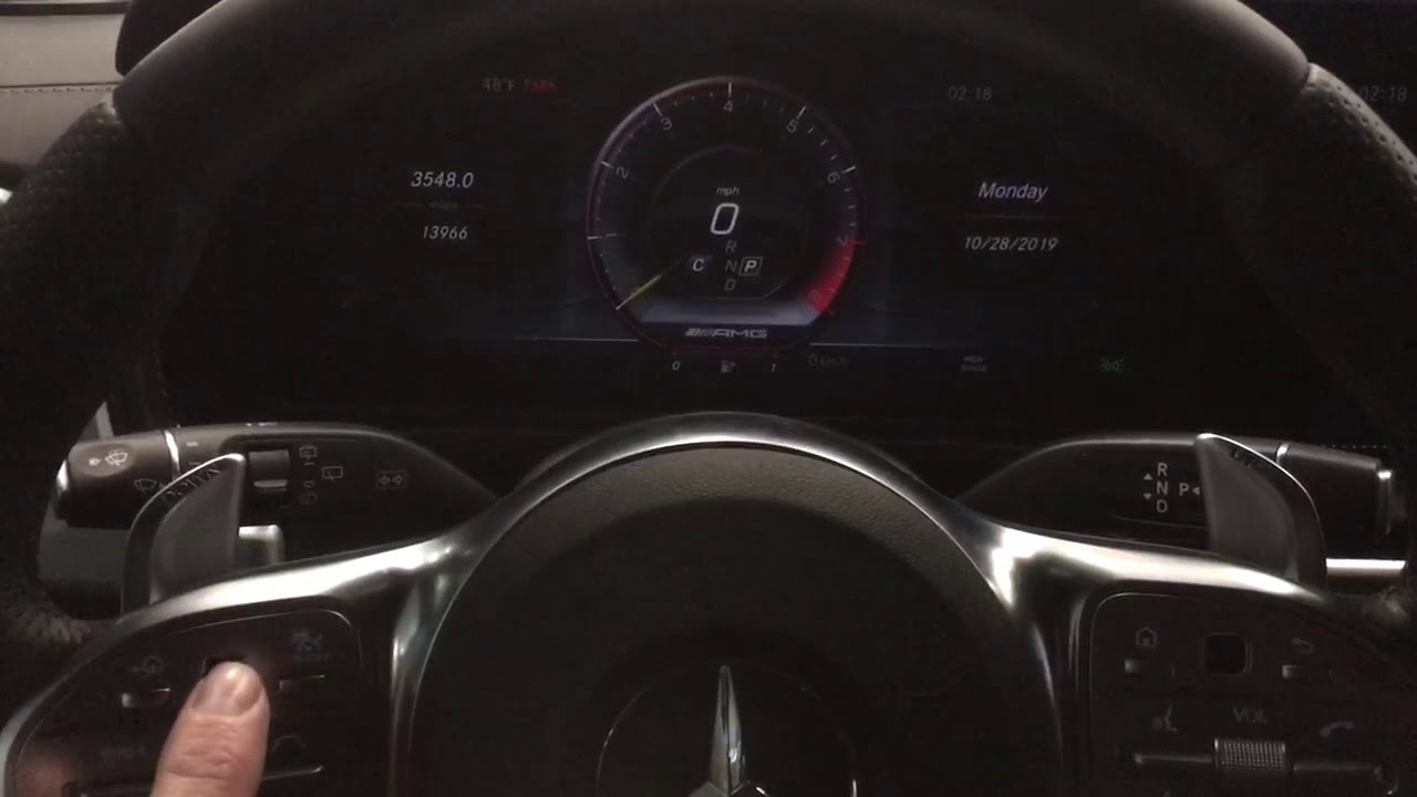 Get into Service menu on Mercedes