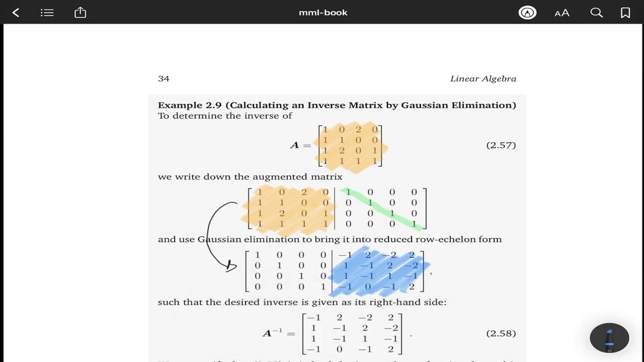 2.3.3 The Minus-1 Trick - Self Study Mathematics of Machine Learning