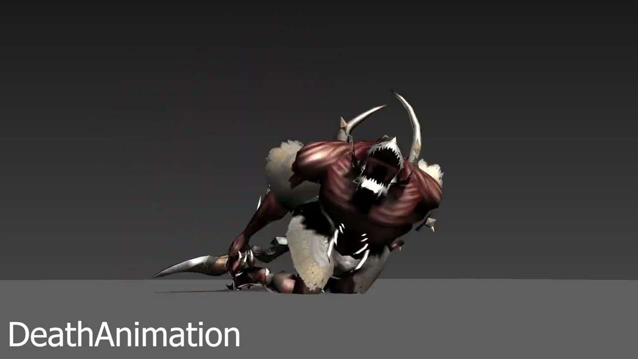 Creature Game Animation 3DS Max