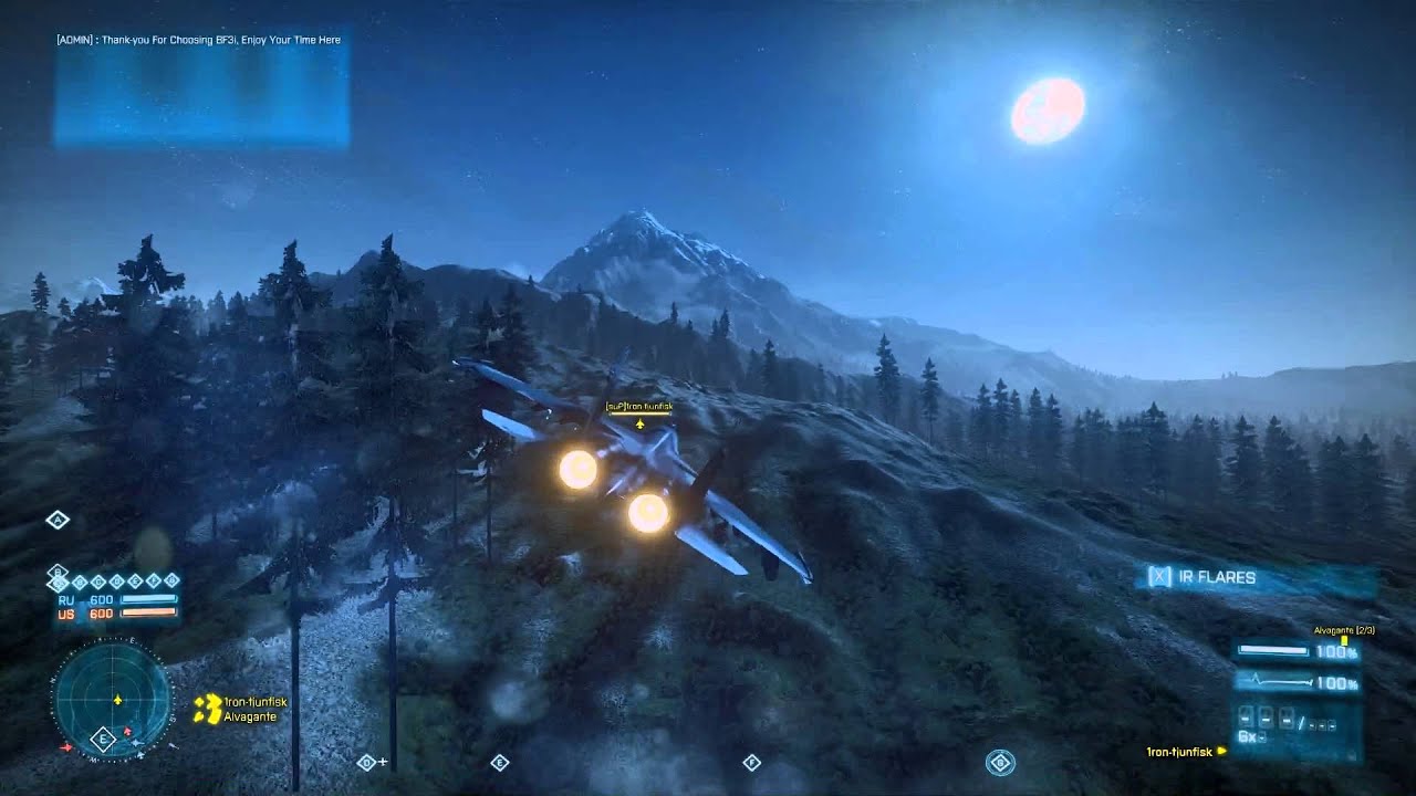 Battlefield 3: How To Lose Enemy Jet (Jet Maneuver)