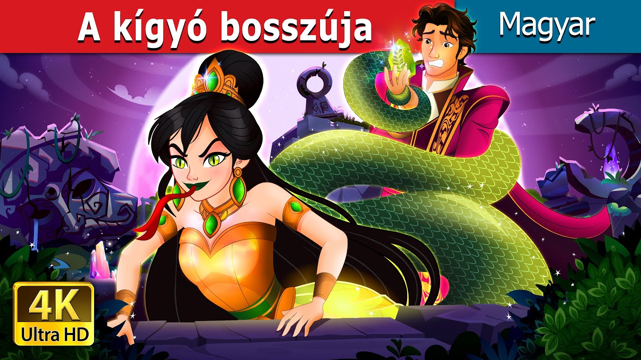 A k&iacute;gy&oacute; bossz&uacute;ja | Snake's Revenge Story in Hungarian | @HungarianFairyTales