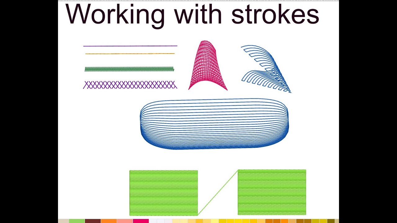 Working with strokes