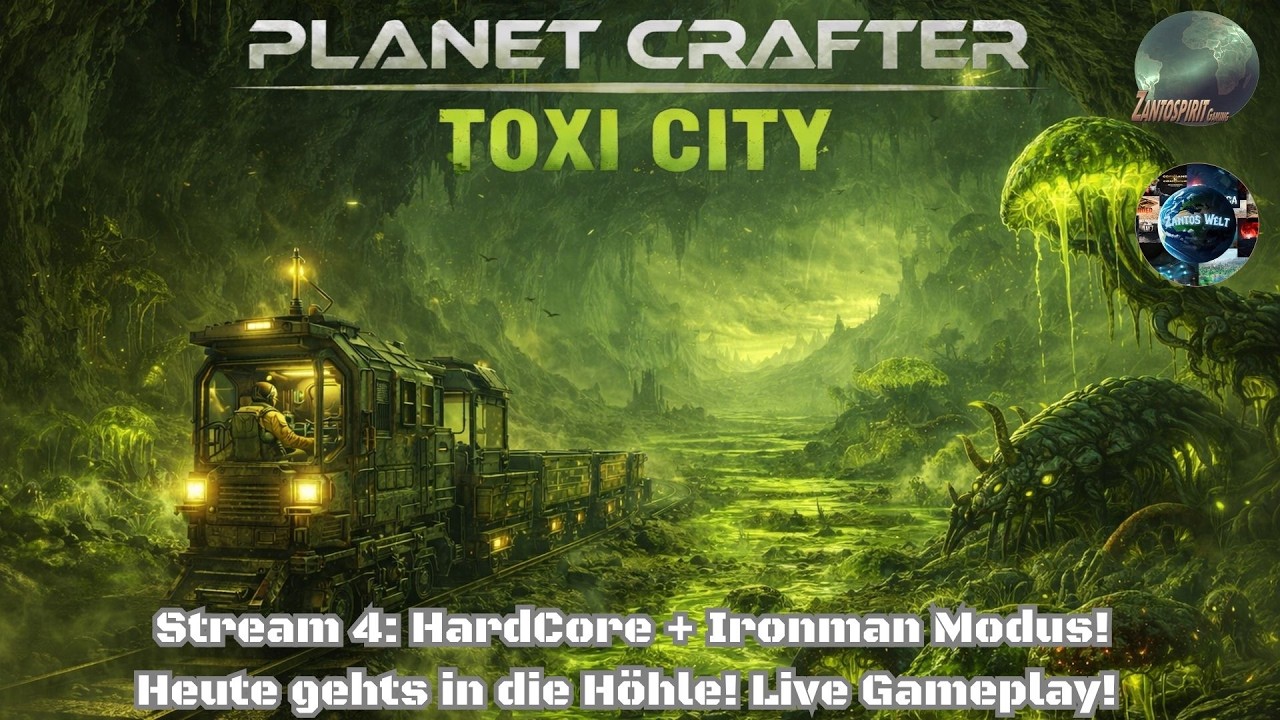 Planet Crafter! Hardcore + Ironman Modus! Maximal Schwierigkeit! Ab nach Toxicity! #04! 🌏🔥 / Live!