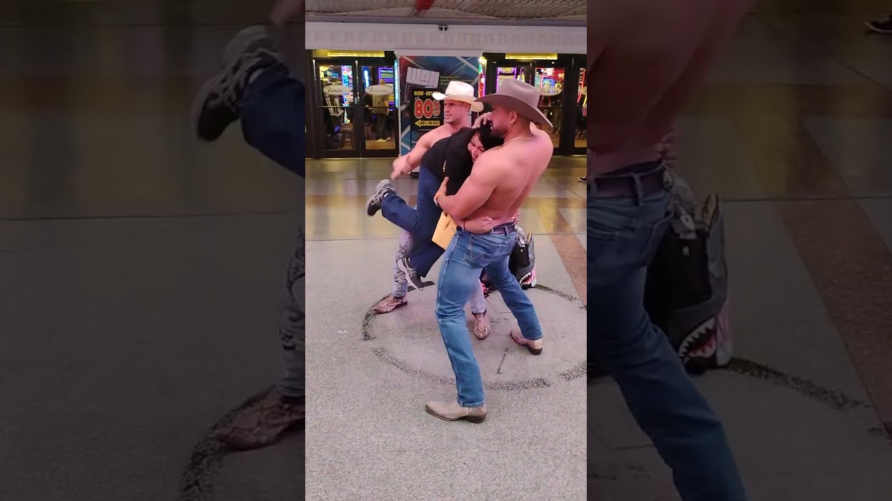 Viva Vision, Street performers on Fremont Street Experience in Las Vegas