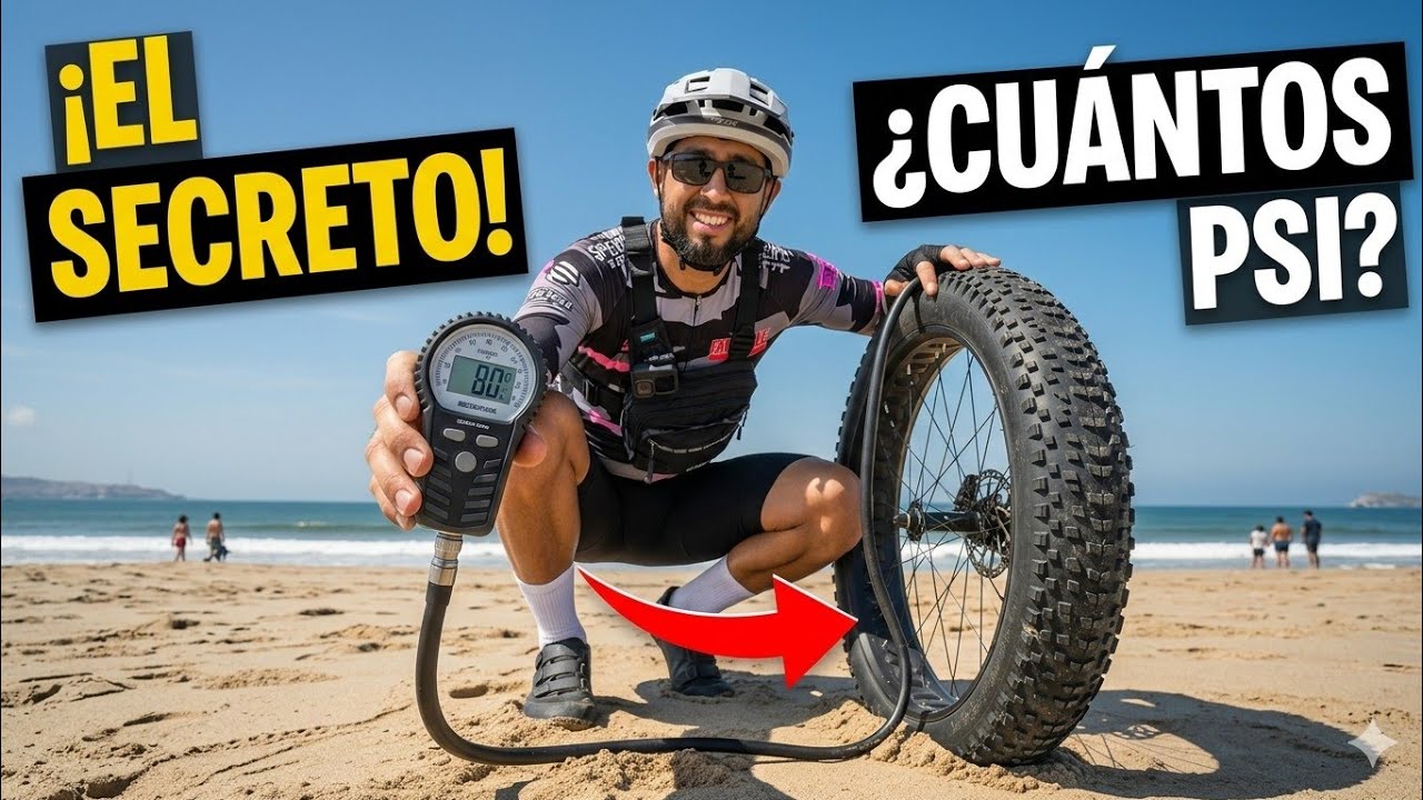 QUE PRESIÓN LLEVAR EN TU LLANTAS DE FAT BIKE