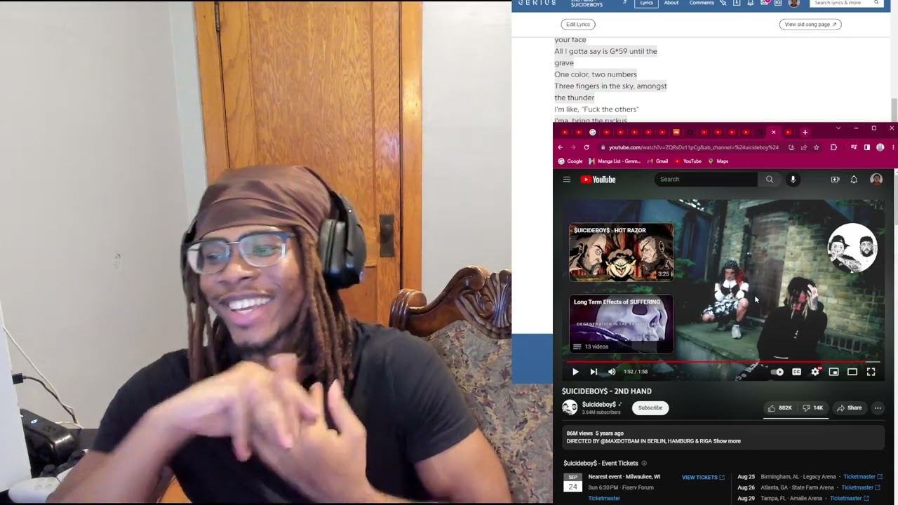 $UICIDEBOY$ - PARIS | 2ND HAND REACTION