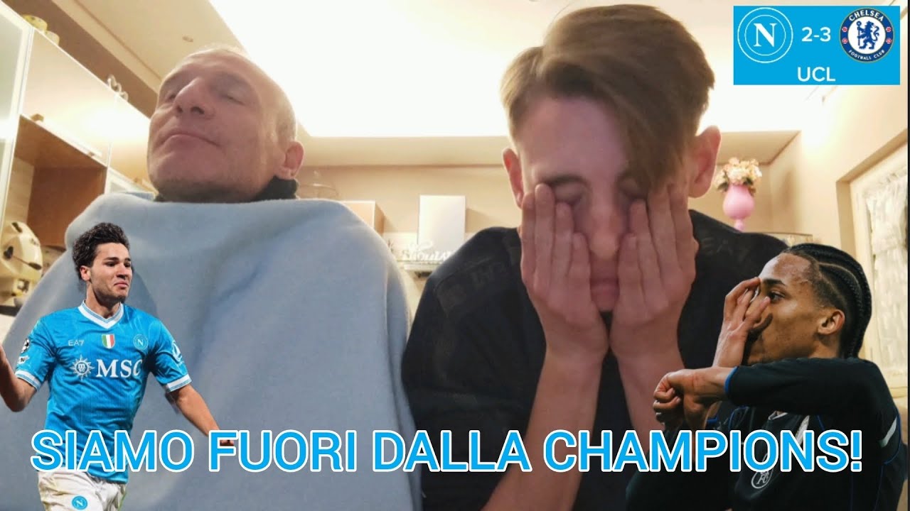SIAMO FUORI DALLA CHAMPIONS LEAGUE! REACTION TIFOSI NAPOLETANI || NAPOLI 2-3 CHELSEA