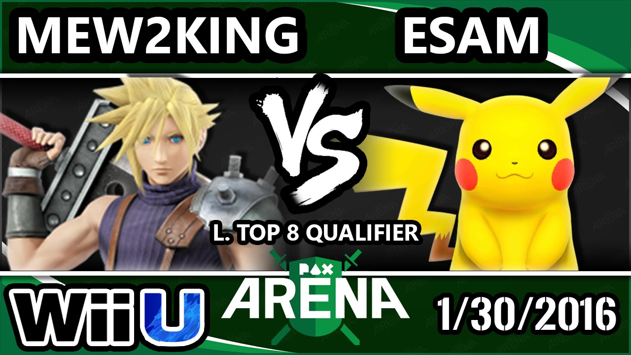 PAX - PG | Esam (Pikachu) Vs. MVG CoG | Mew2King (Cloud) SSB4 L Top 8 Qual. - Smash Wii U - Smash 4