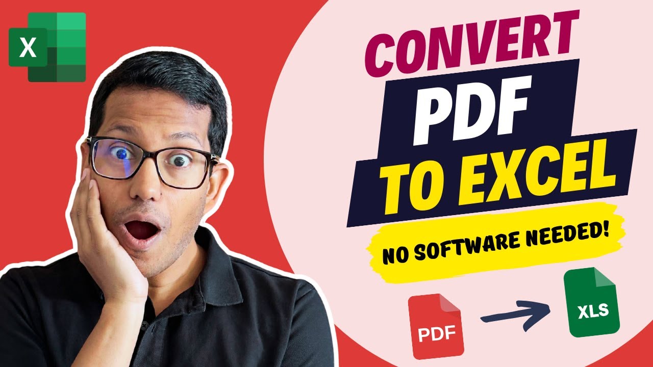Import Data from PDF to Excel Tables Using Power Query (Quick and Easy)