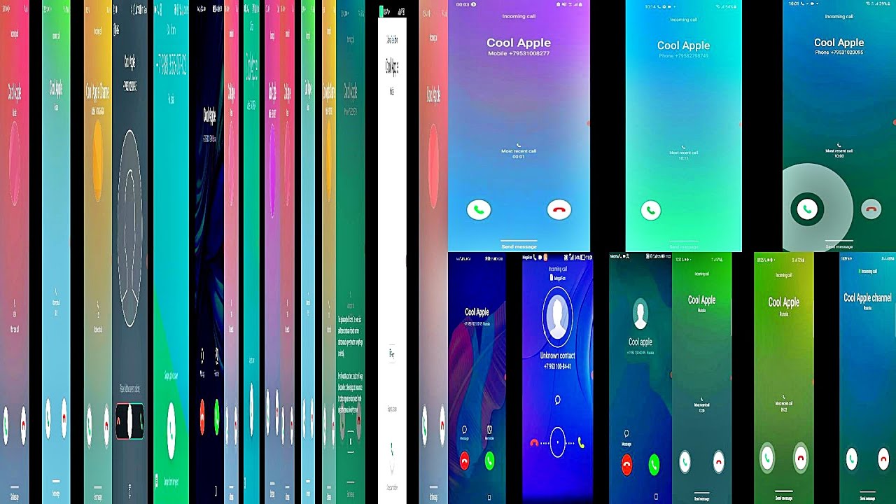 Very compressed Recordings / Incoming Call Screen Recordings