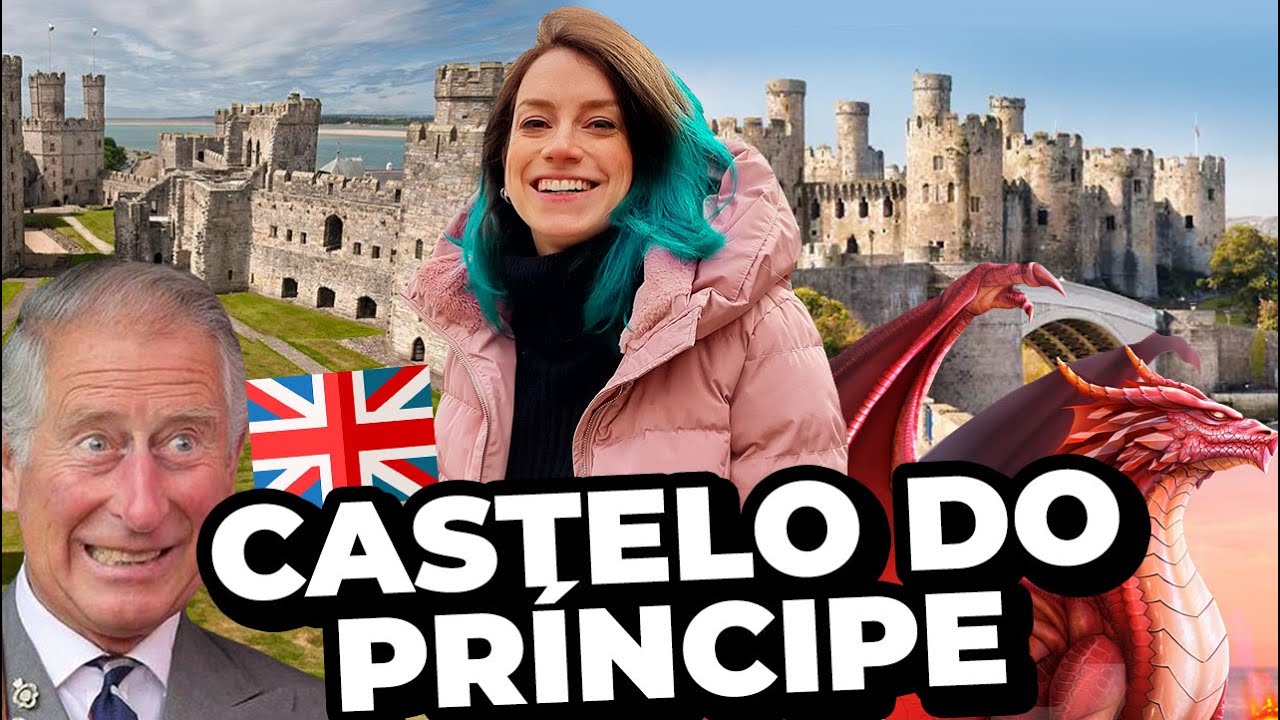 O CASTELO DO PRINCIPE DE GALES - NEM ACREDITEI QUANDO VI!  WALES Parte 2