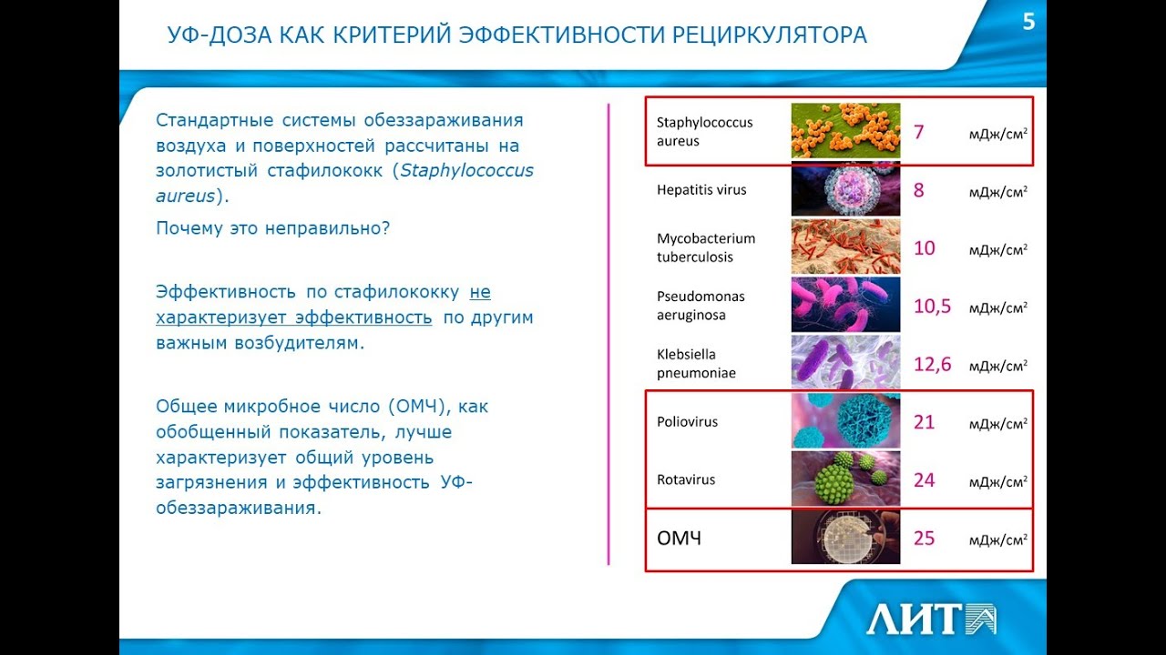 УФ-рециркулятор: когда он эффективен? Шевырина Г.С. НПО ЛИТ