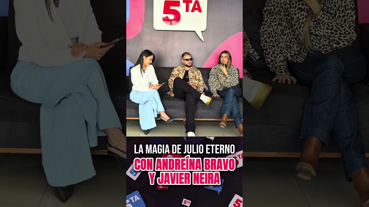 La magia de “Julio Eterno” con Andreína Bravo y Javier Neira 🎤✨