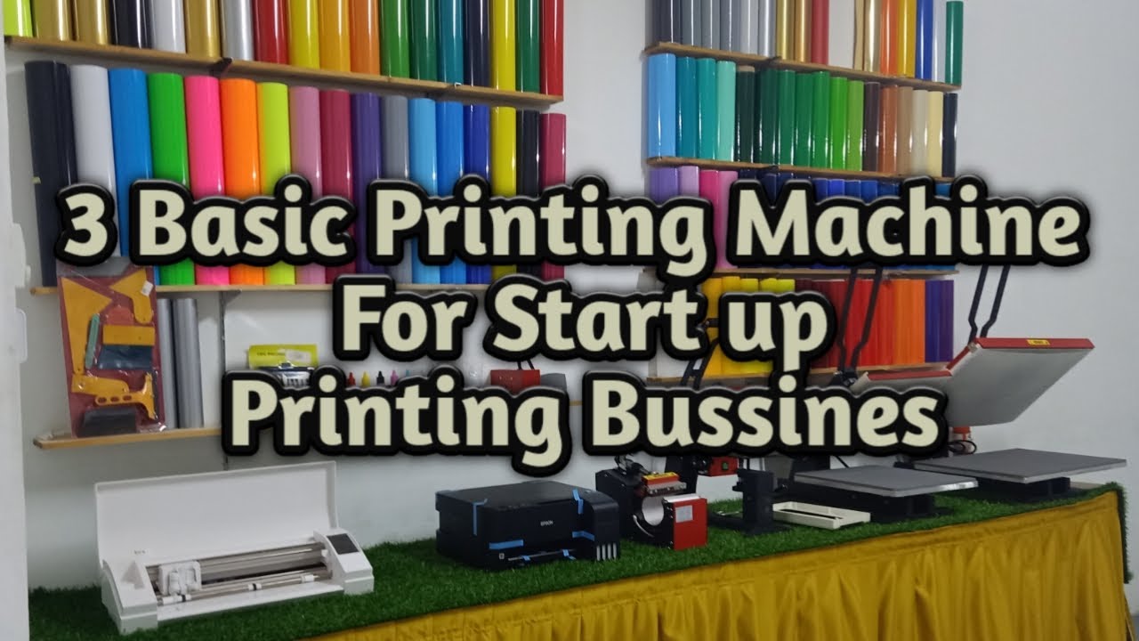 3 Mesin printing yang anda perlu tahu untuk memulakan bisnes printing