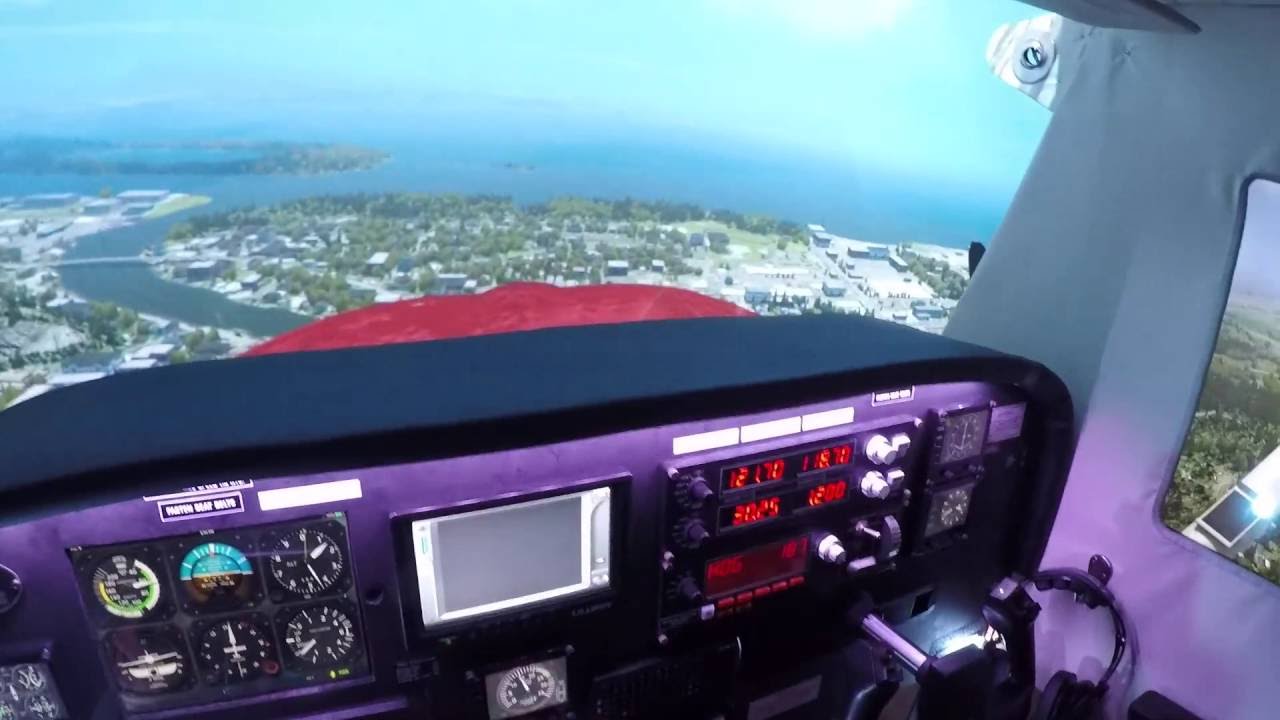 First Person Left Seat GoPro View: Cessna 182 Home Cockpit Prepar3d v3.3
