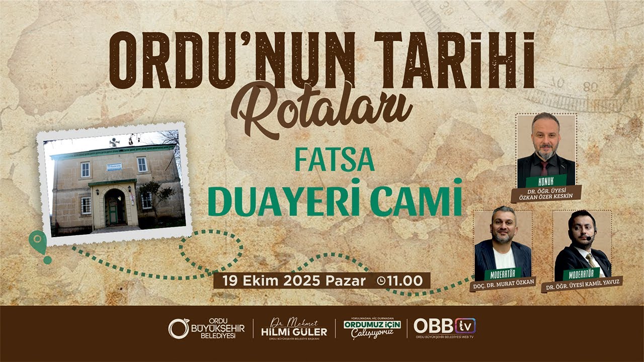 ORDU'NUN TARİHİ ROTALARI - 37-FATSA DUAYERİ CAMİ