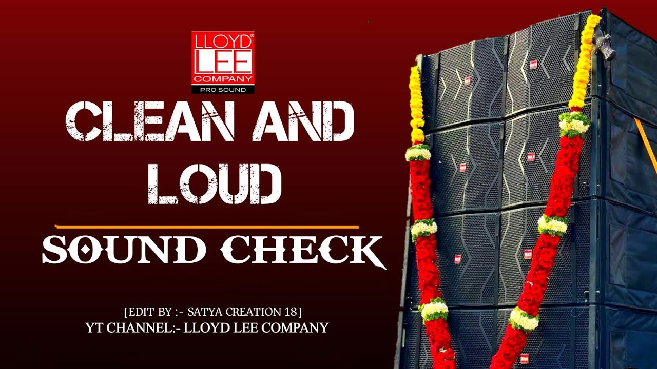 CLEAN AND LOUD PART 2 (SOUND CHECK) LLOYD LEE COMPANY #lloydlee