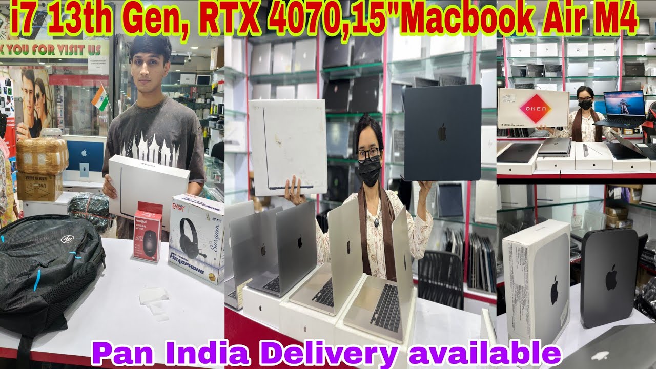 i7 13th gn RTX, 4070 Full latest Gaming laptop | M4 latest MacBook collection 😍💫💥💯