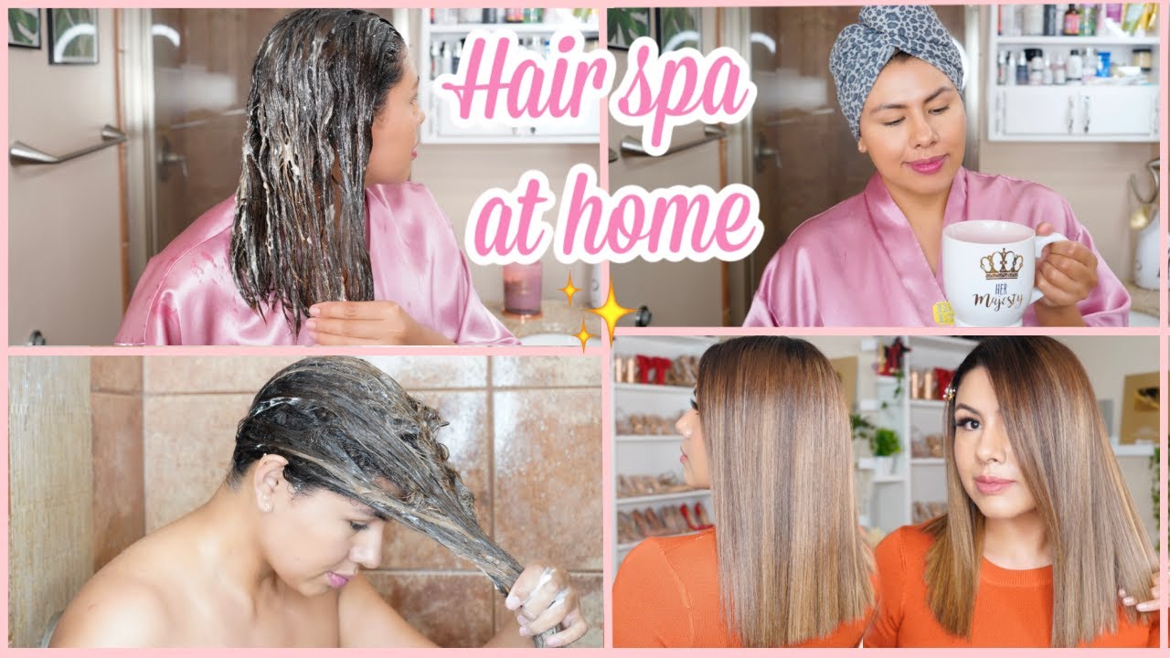 Estilo Salon: Spa para el cabello en Casa| Paso a paso 🧖🏻‍♀️reseco,maltratado, áspero y sin brillo